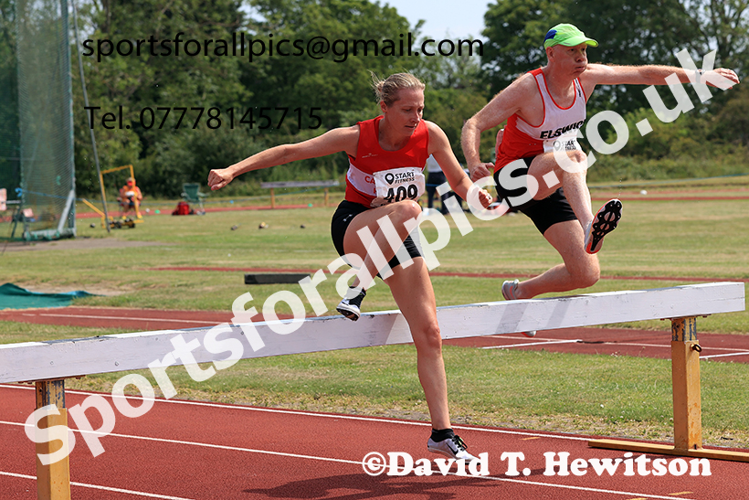 Steeplechase, 2025 NEMAA Track and Field, Monkton. Photo: David T. Hewitson/Sports for All Pics